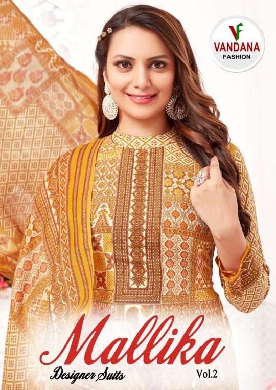 Vandana Mallika Vol-2 series 2001-2010 Soft Cotton suit