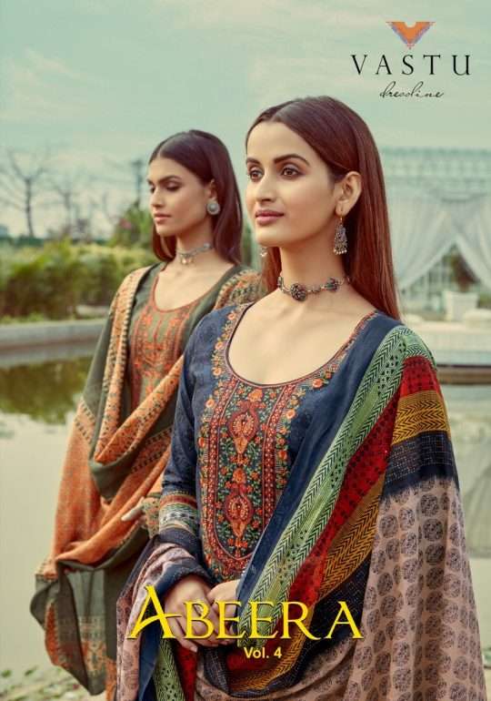 Vastu Abeera Vol-4 series 100001-100010 cotton suit 