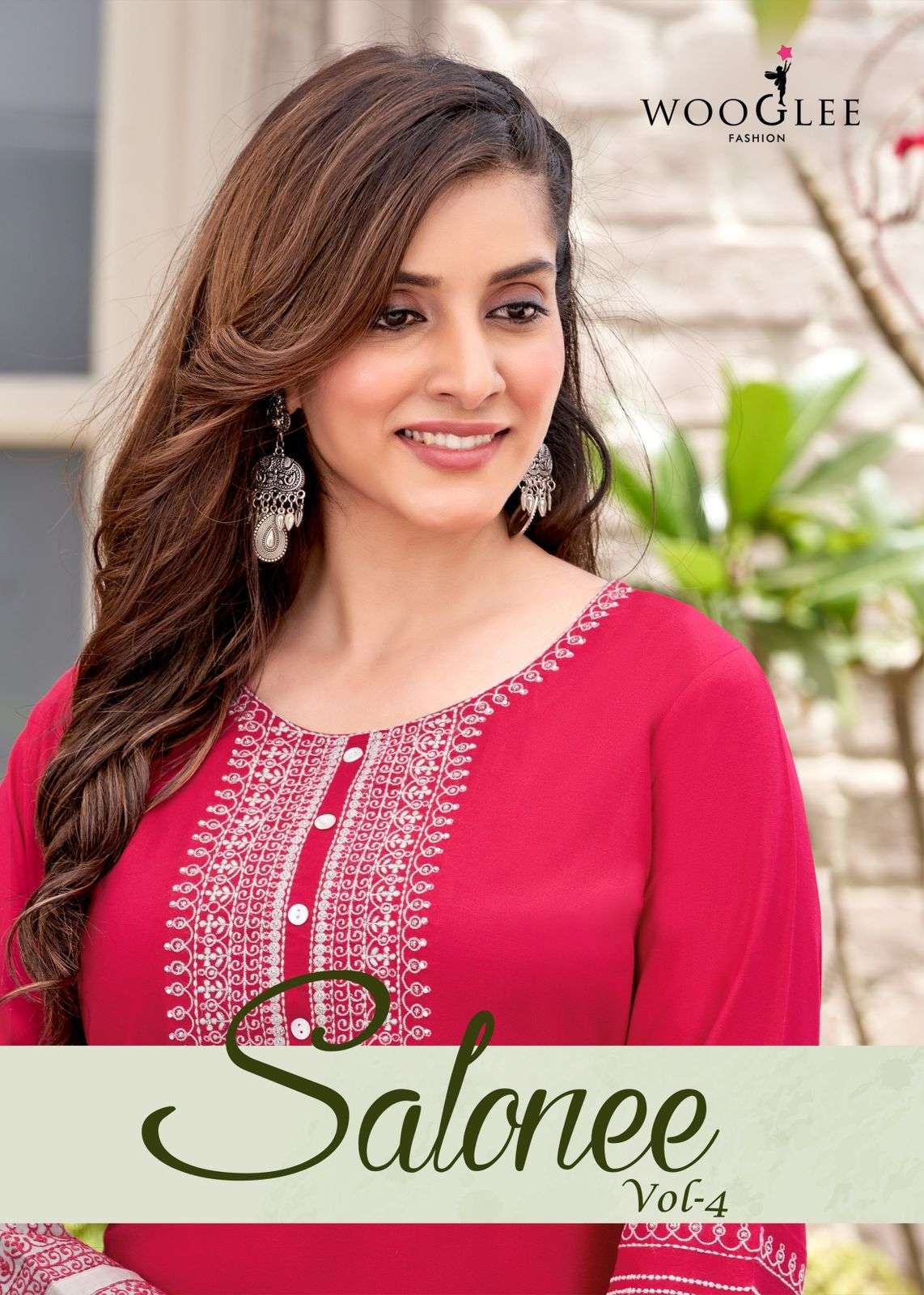 wooglee salonee vol 4 series 3019-3024 Heavy Rayon kurti