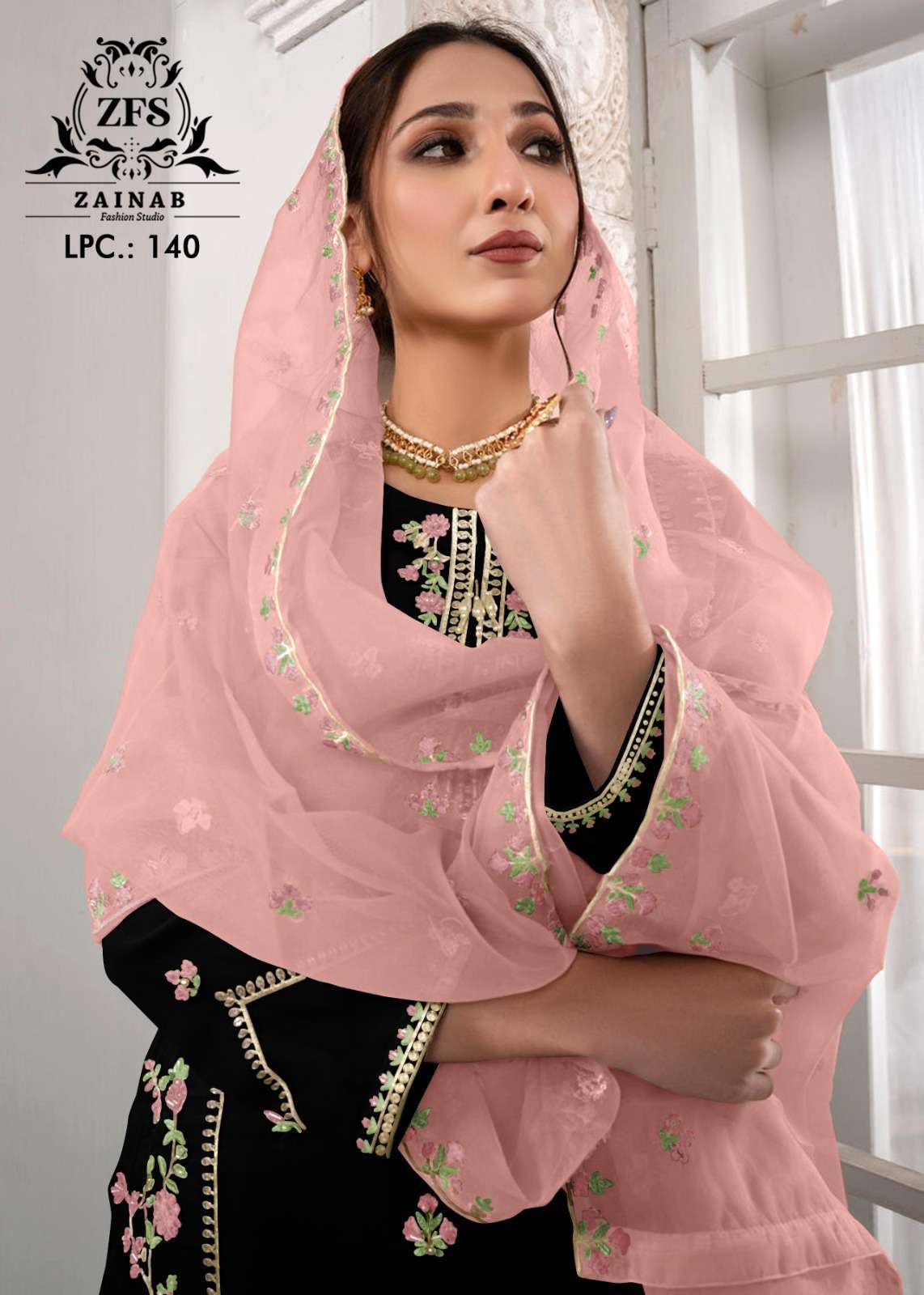 zainab fashion lpc 140 Pure Organza suit