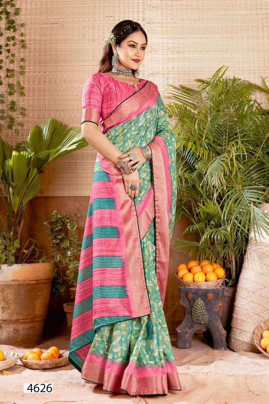 5d designer meenakshi vol 5 series 4625-4632 soft dola jacquard saree