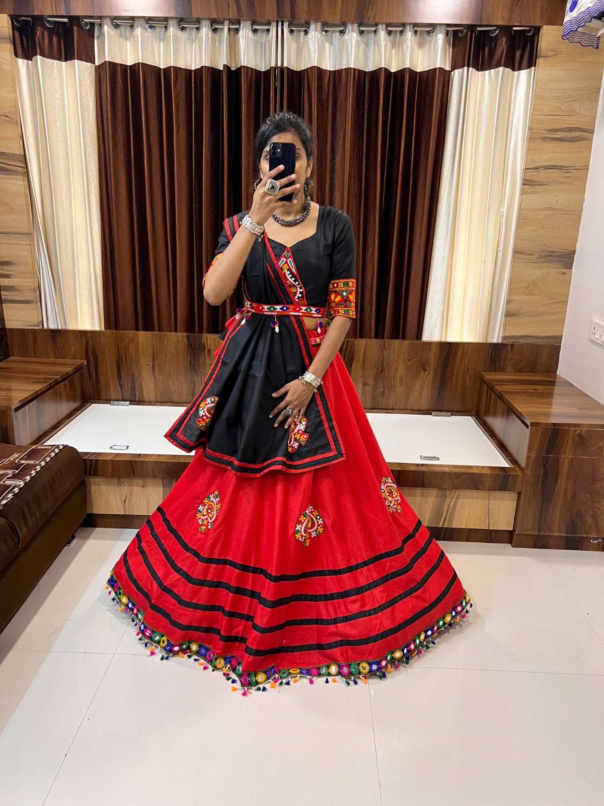 aawiya rajwadi vol 8 series 7055 cotton silk lehenga