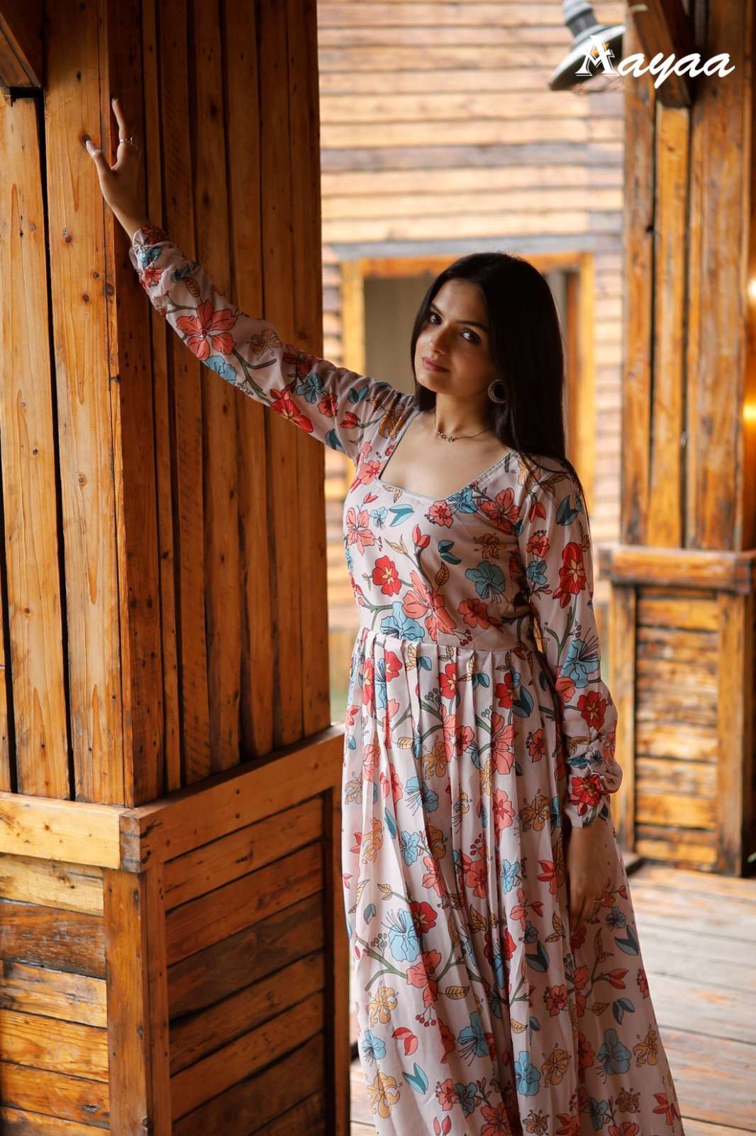 aayaa vol 13 designer heavy georgette kurti 