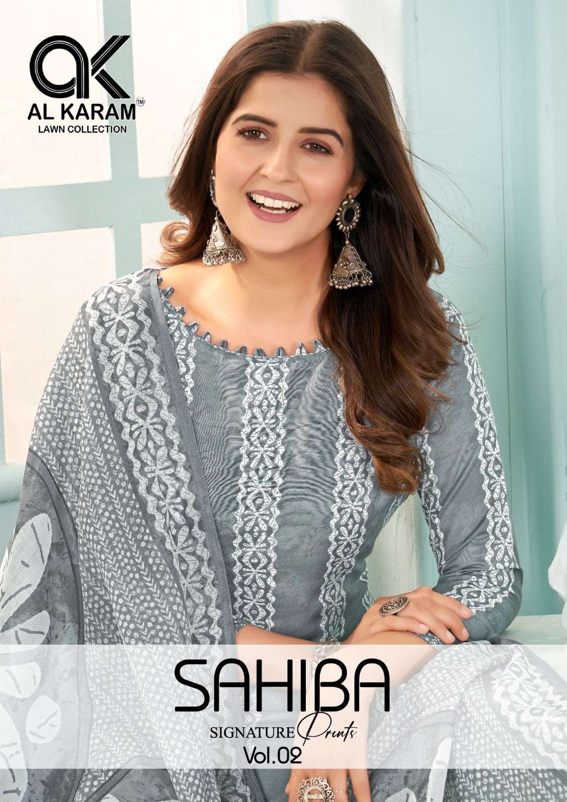 al karam sahiba signature prints vol 2 series 2001-2010 Pure Soft Cotton suit