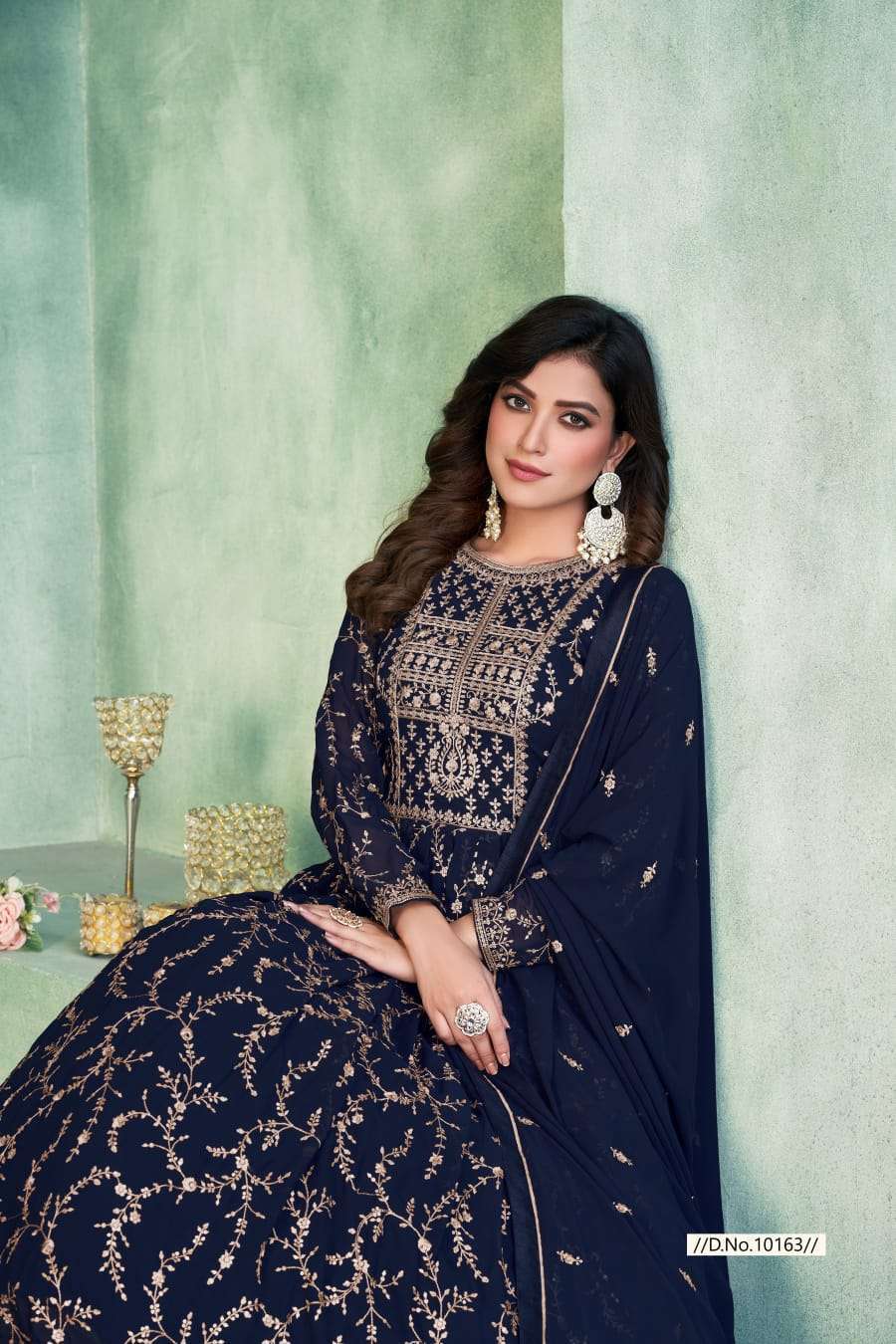 anjubaa vol 16 series 10161-10164 faux georgette suit 