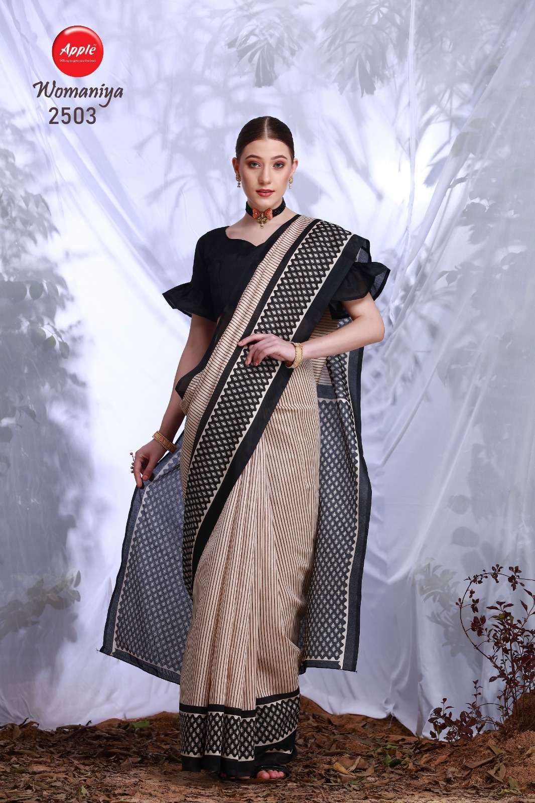 apple womaniya vol 25 series 2501-2512 bhagalpuri silk saree