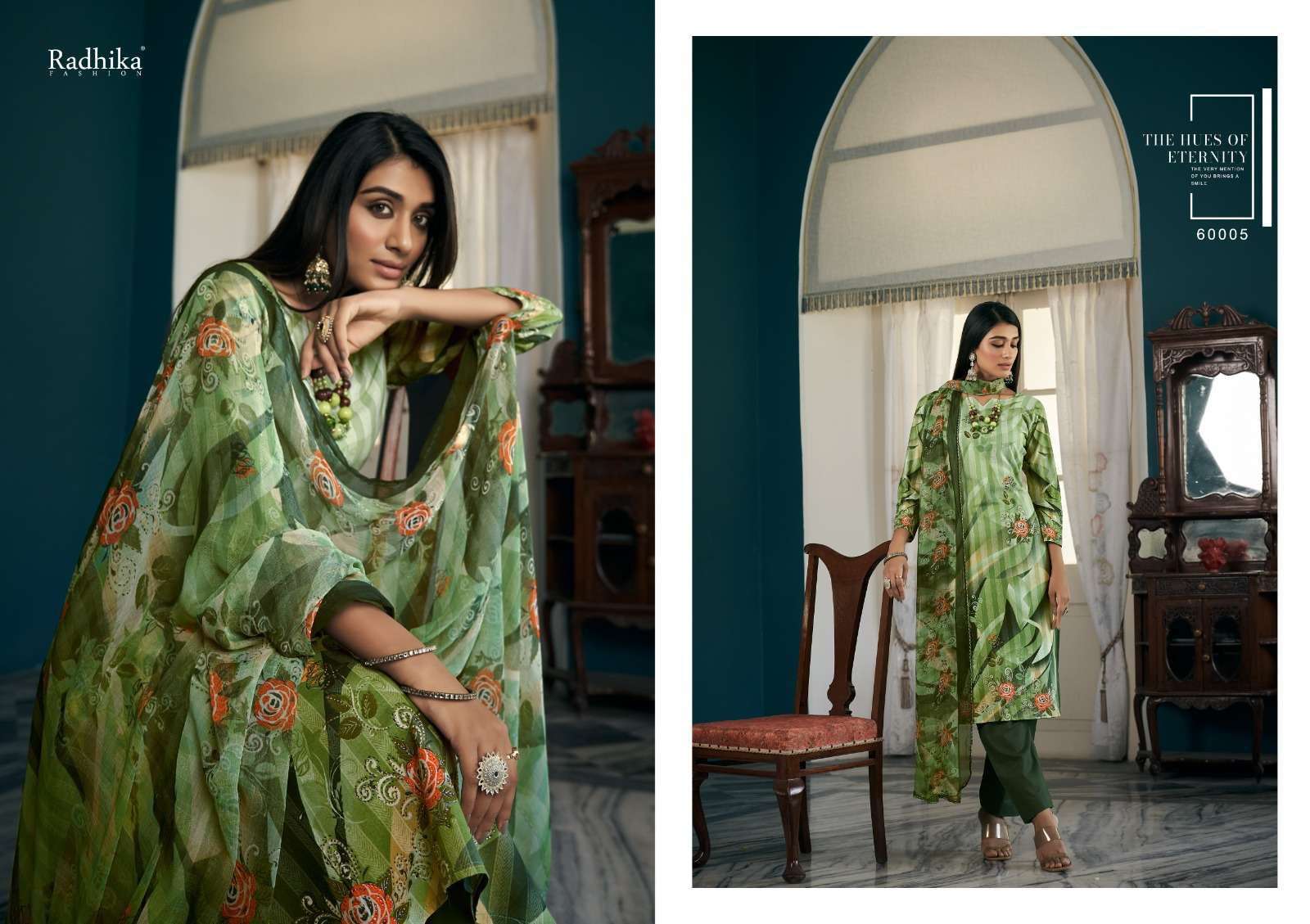 azraa vol 51 designer pure cambric cotton suit 