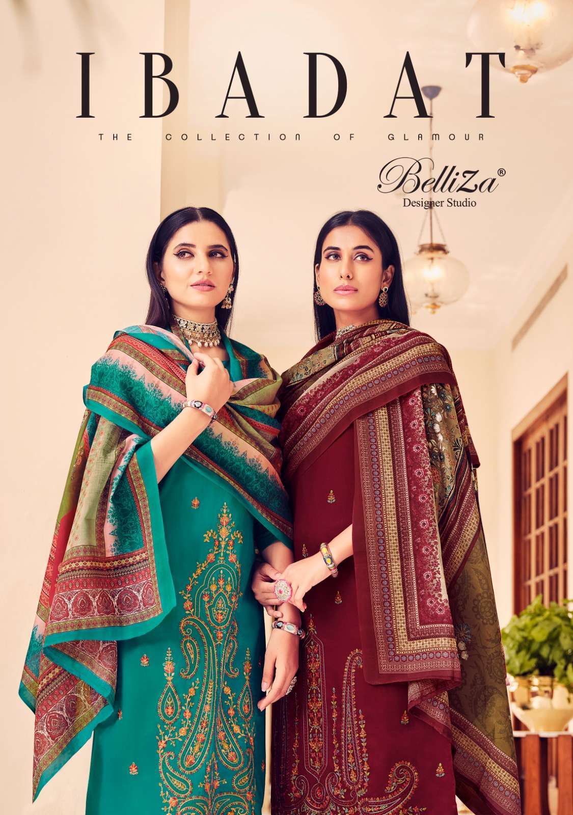 belliza ibadat series 810001-810008 Pure Heavy Jam Cotton suit