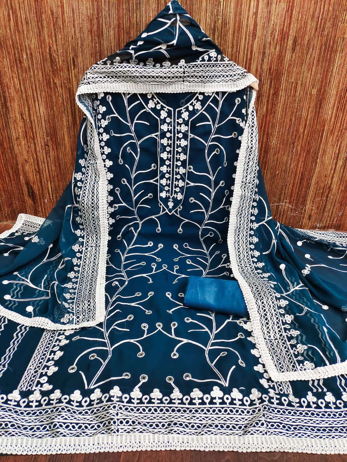 btm designer georgette  non catalog suit 