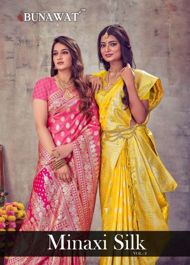 bunawat minaxi silk vol 2 series 14501-14506 Banarasi Soft Silk saree