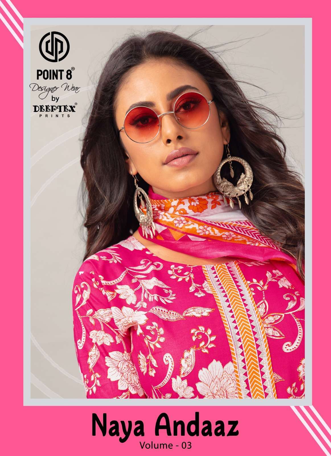 deeptex naya andaaz vol 3 series 3001-3010 pure cotton suit 