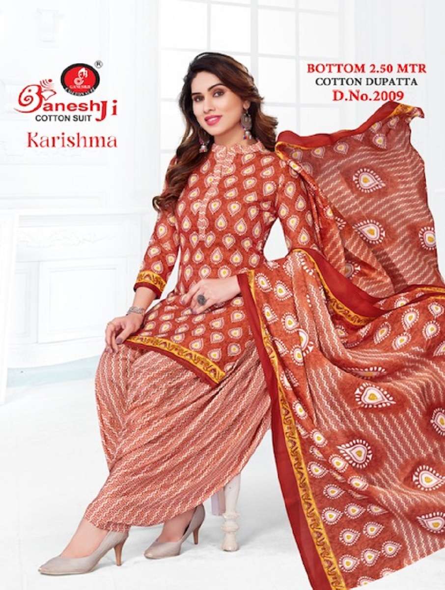 Ganeshji Karishma Vol-2 series 2001-2010 Pure Heavy Indo Cotton suit