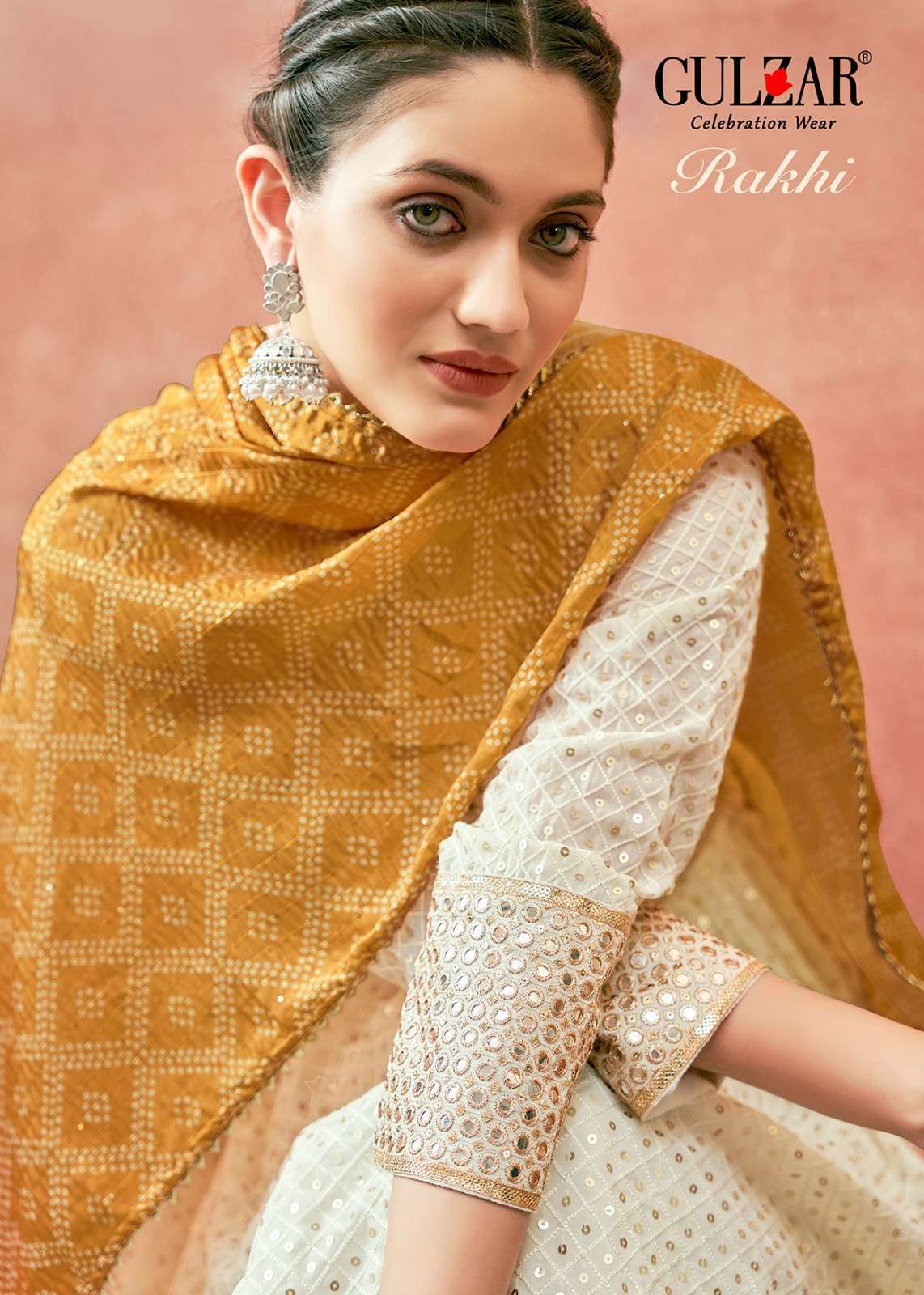 gulzar rakhi series 2025-2026 georgette suit