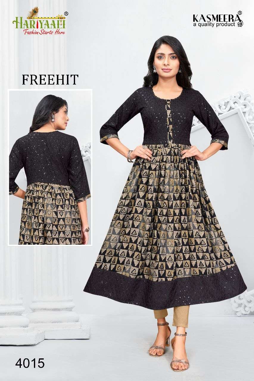 hariyaali freehit vol 4 series 4005-4018 heavy capsule kurti 