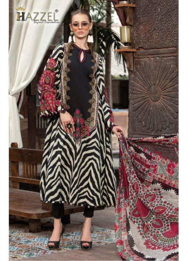 hazzel maria b mprints 23 vol 4 nx series 028-029 pure cotton suit 