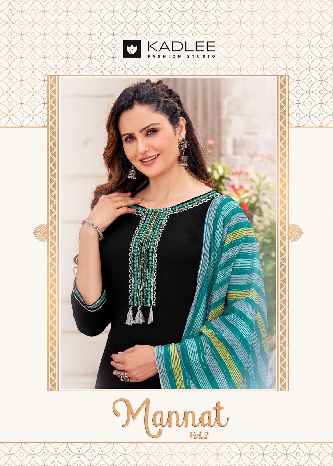 kadlee mannat vol 2 series 4007-4012 rayon weaving suit 