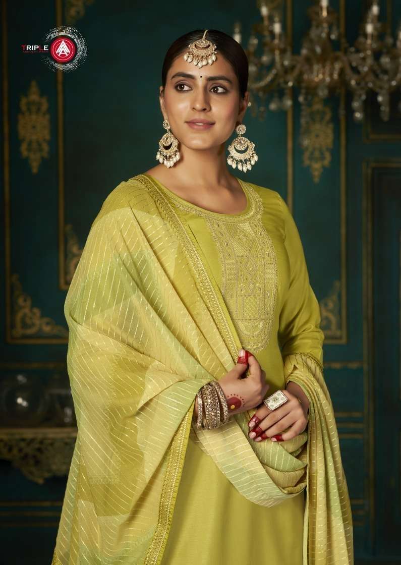 kalarang fashion alankar series 10771-10776 pure dola silk suit 