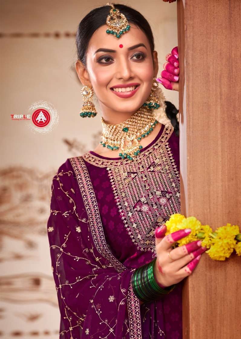 kalarang fashion anshita series 11021-11026  Bember Silk suit