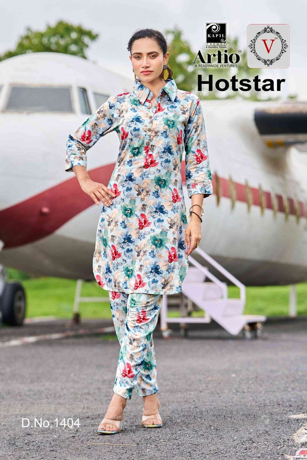 kapil trendz artio hotstar series 1401-1412 heavy rayon co ord sets