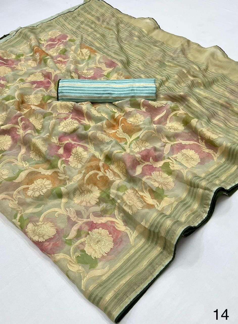 kashvi creation priyanshi series 11-18 brasso saree