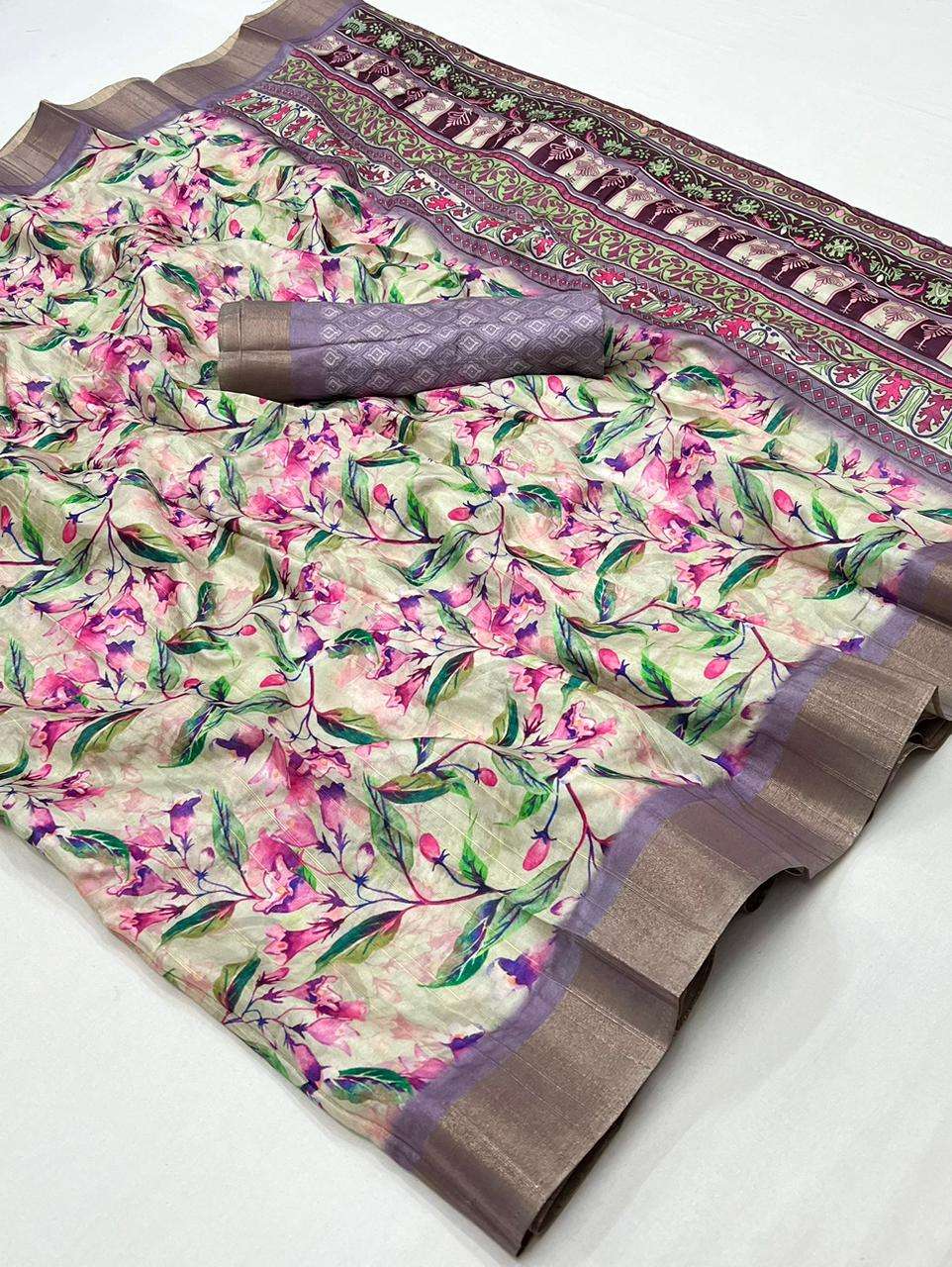 kashvi madhubala vol 2 designer tussar silk saree