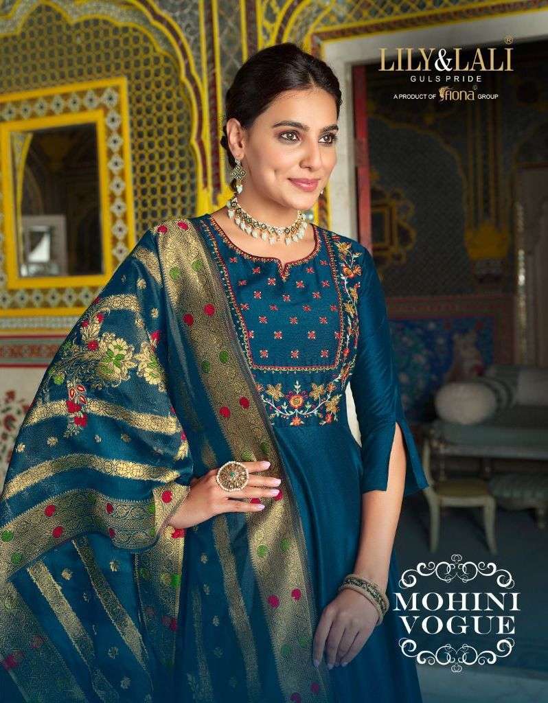 lily & lali mohini vogue series 12701-12706 Bemberg Silk Gown 