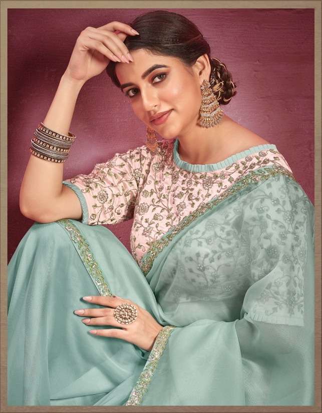 mahotsav mohmanthan 22500 series nurvi silk georgette saree