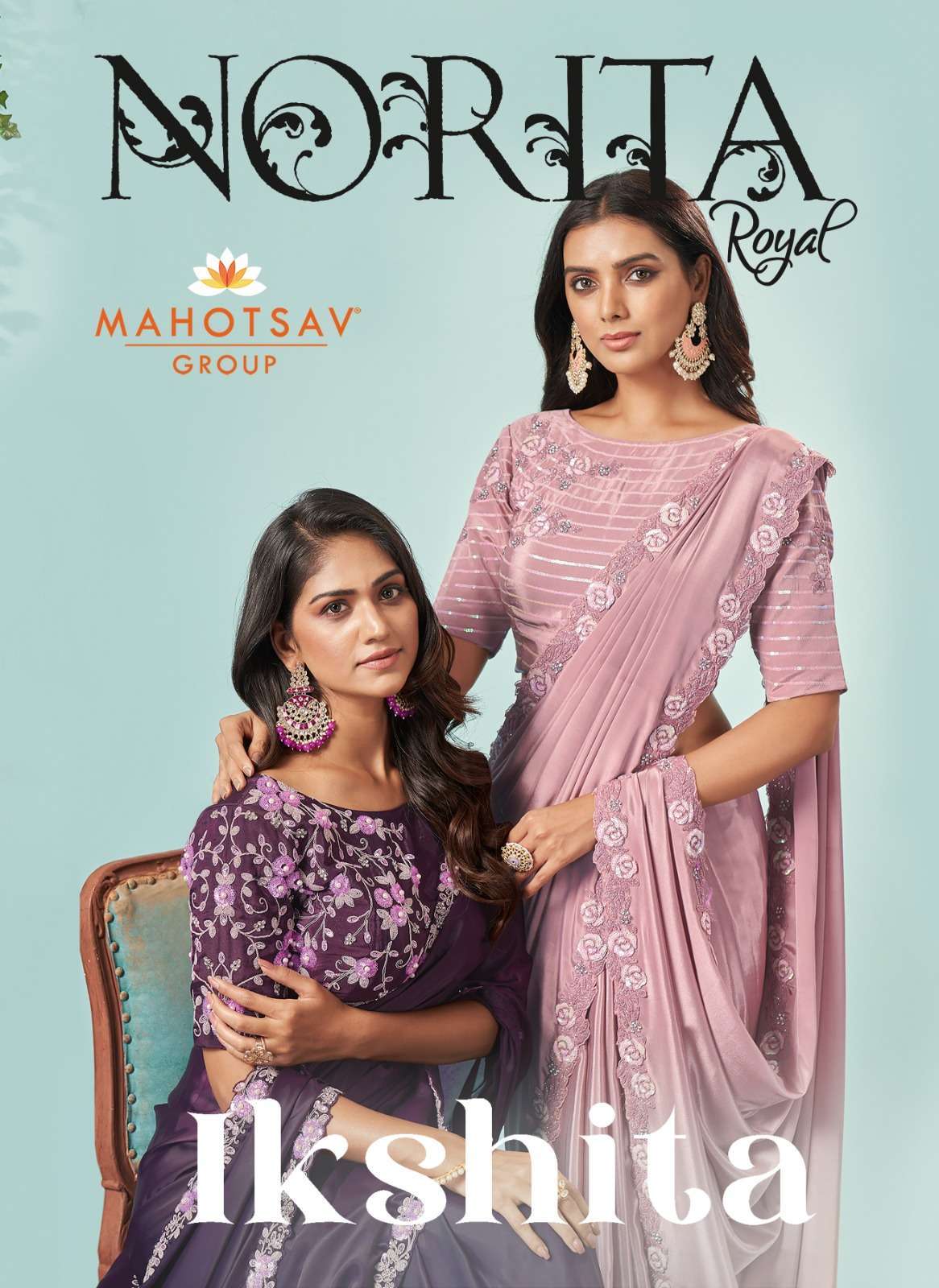 mahotsav norita 43100 series crape silk saree