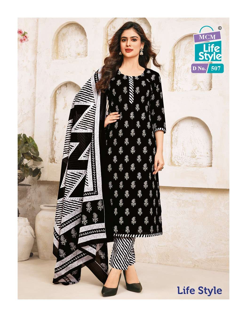Mcm Priyalaxmi Vol 26 series 504-515  Pure Cotton Printed readymade suit