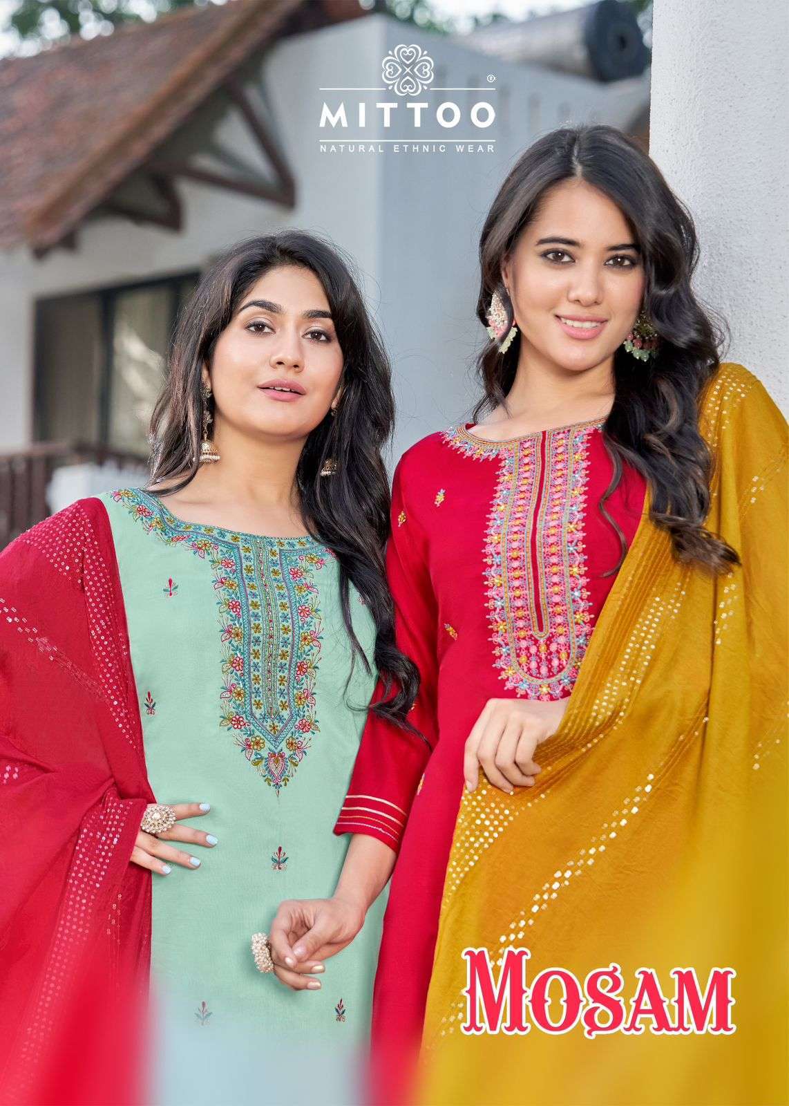mitto mosam series 9001-9006 Viscose Weaving readymade suit