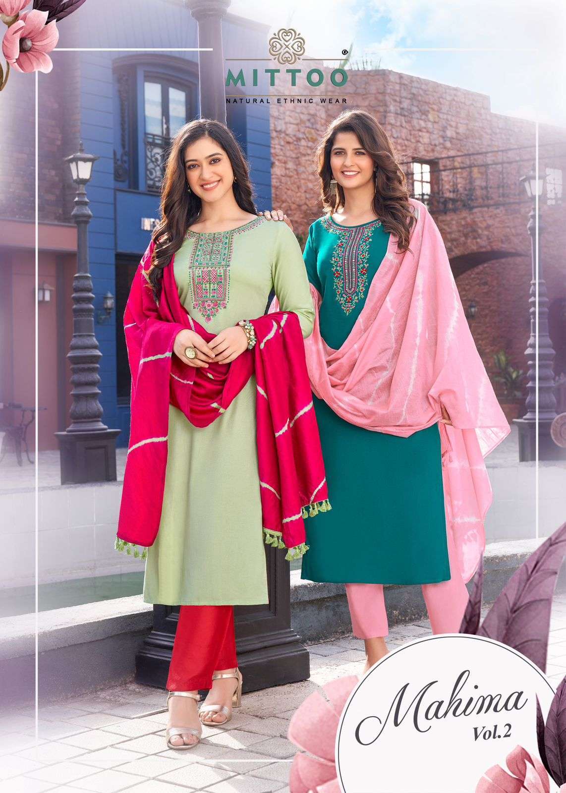 mittoo mahima vol 2 series 1007-1012 Heavy Rayon readymade suit 