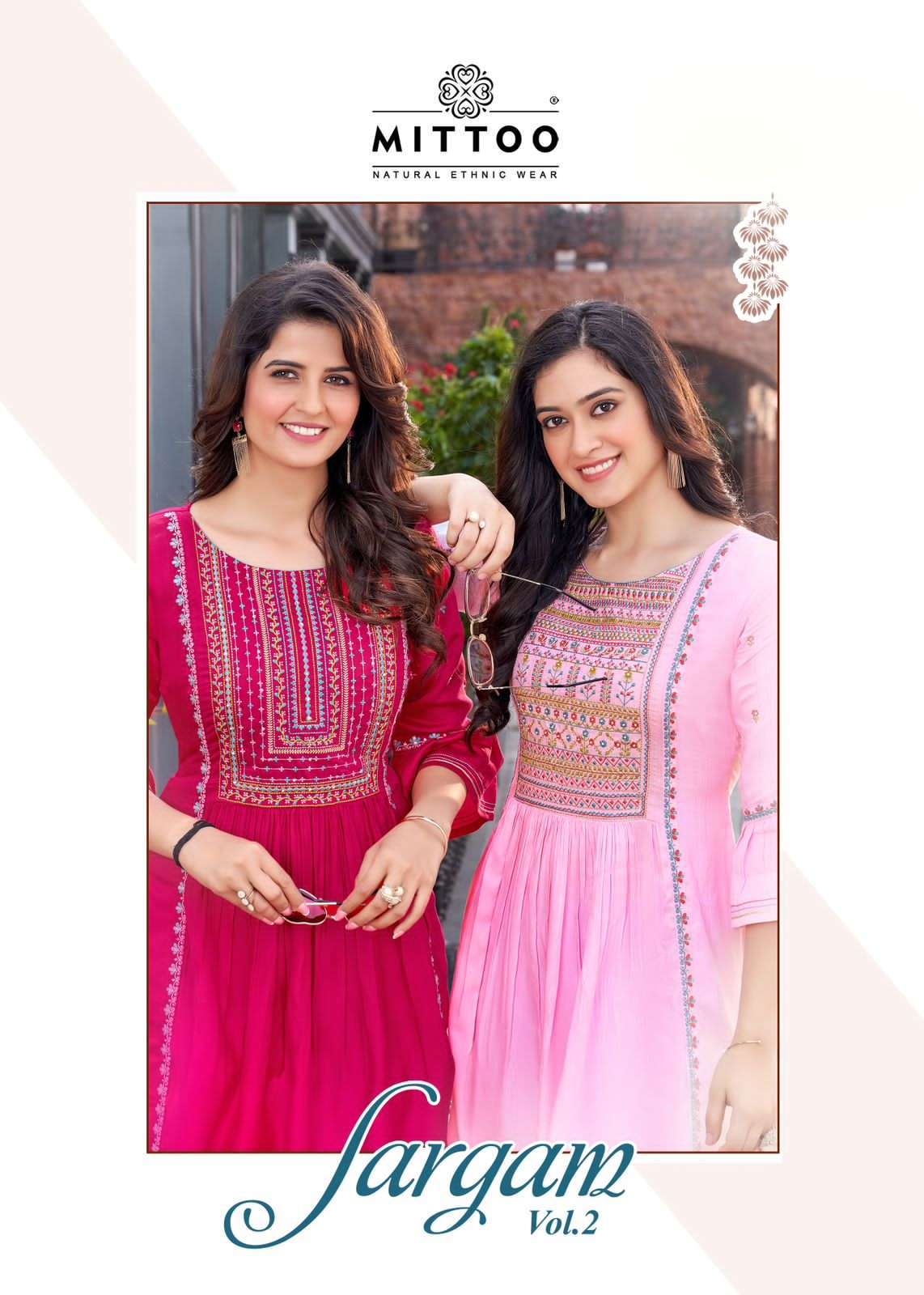 mittoo sargam vol 2 series 1007-1012 Wrinkle Rayon kurti