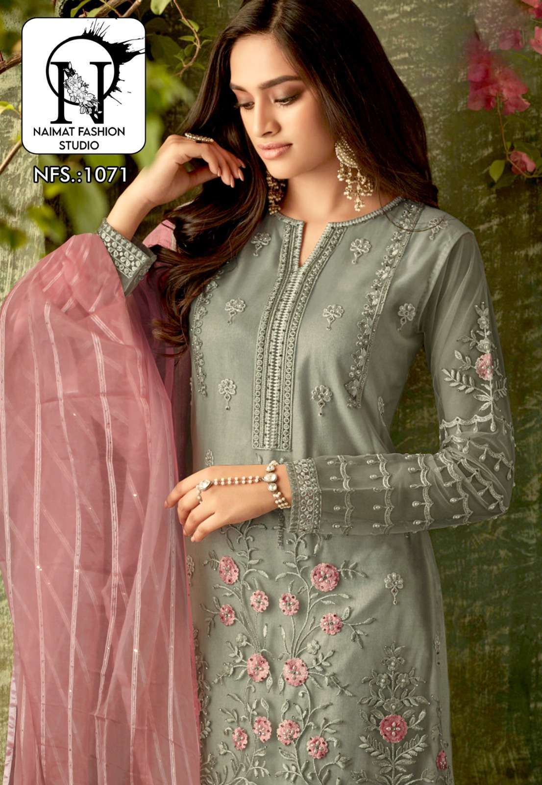 naimat 1071 pure faux georgette suit 