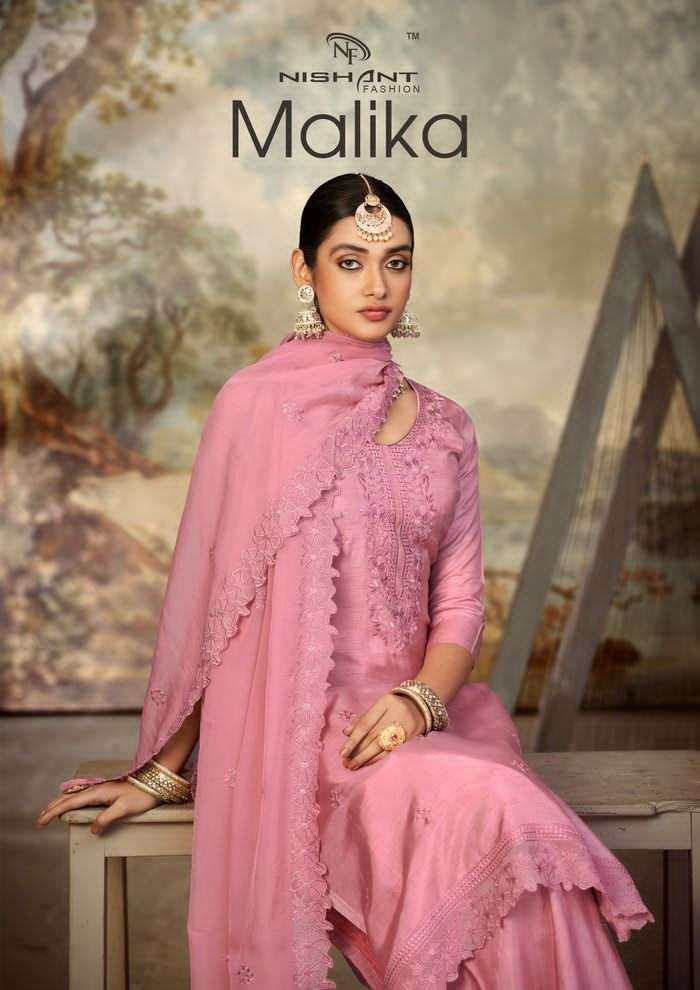 nishant fashion malika series 53001-53006 Pure Viscose slab suit
