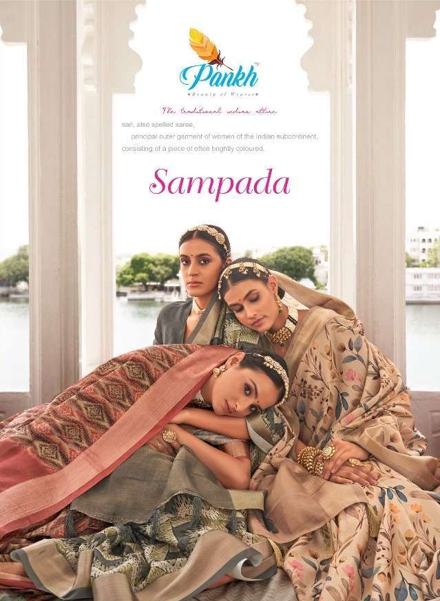 pankh sampada series 6301-6309 viscose dola silk saree