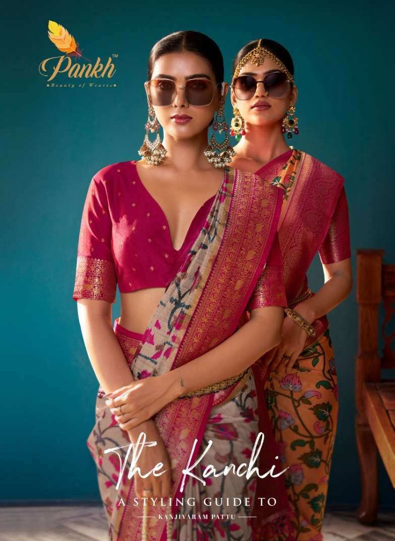 pankh the kanchi series 6701-6709 kanchipuram pattu saree