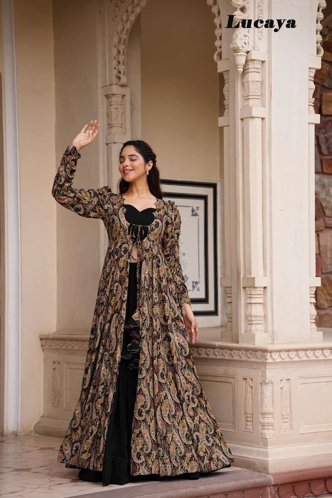 pr lucaya vol 11 Pure rayon party wear women readymade suits