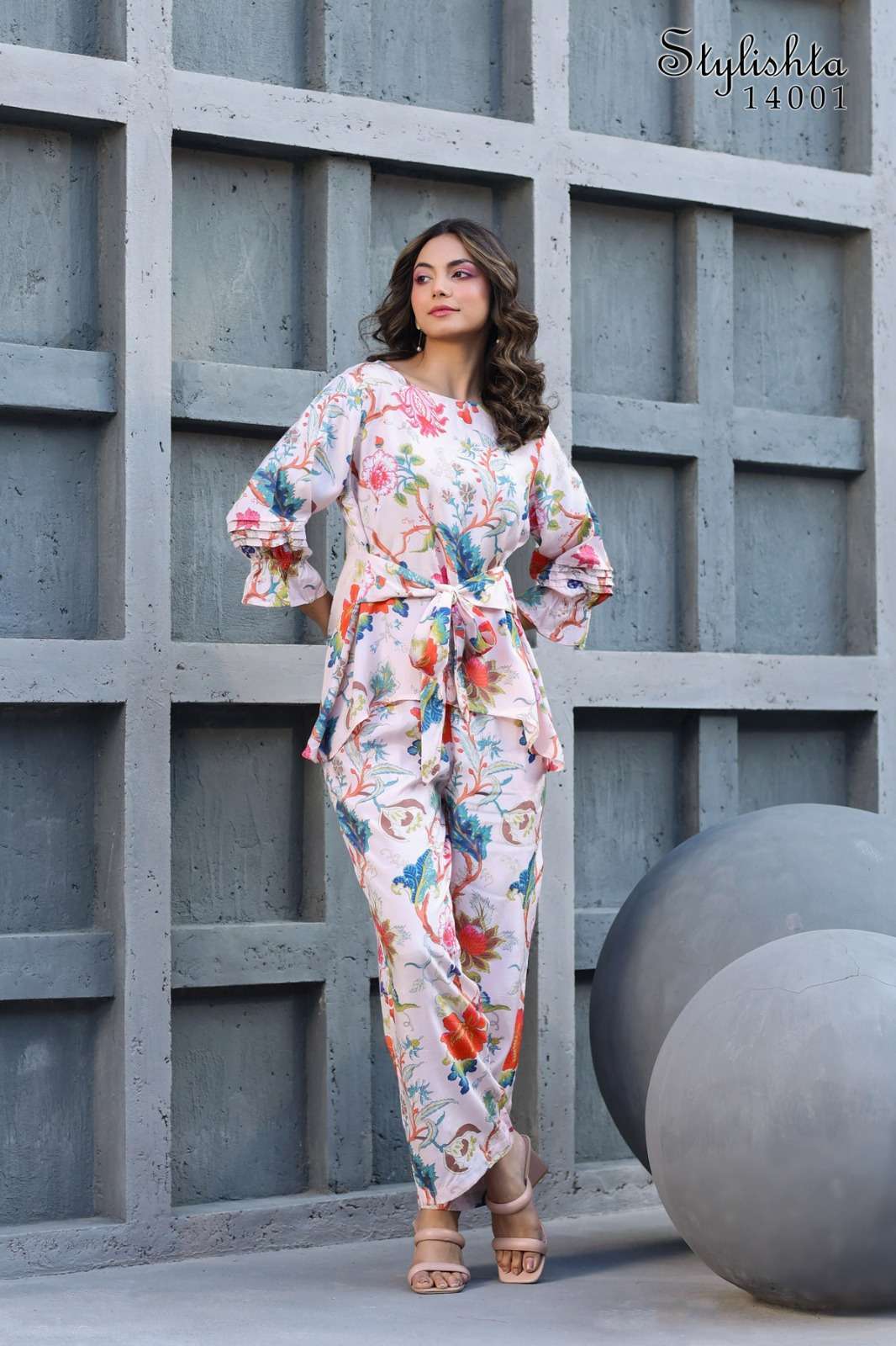 pr stylishta vol 14 series 14001-14004 Muslin digital print kurti pant 