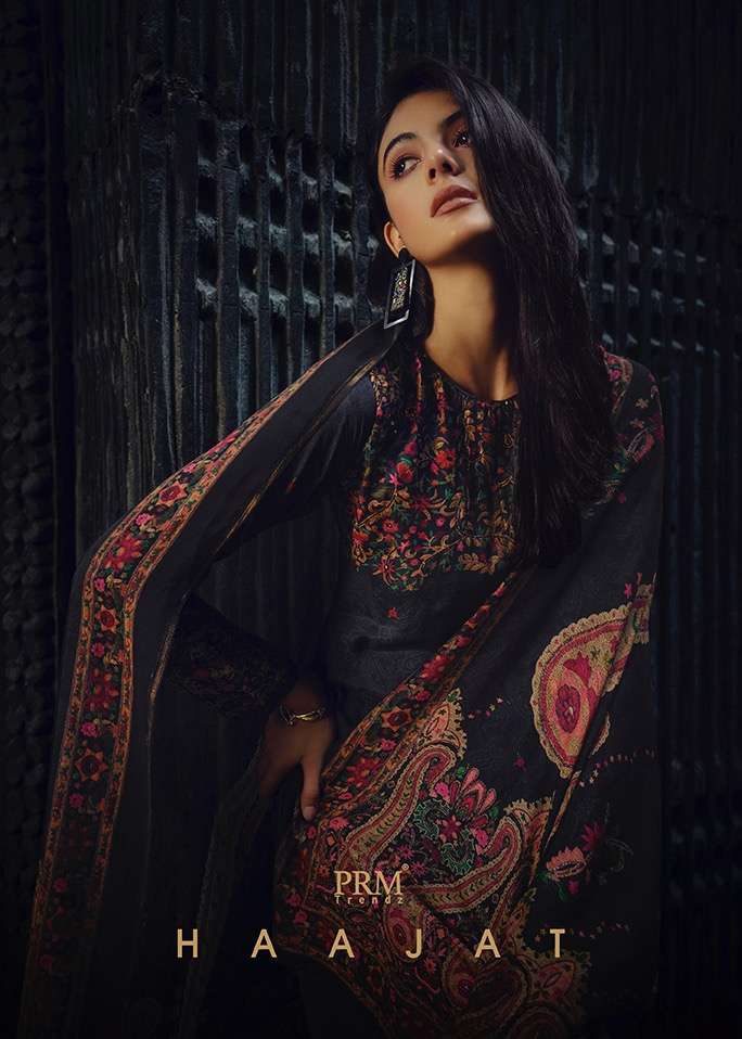 prm trendz haajat series 5230-5235 Pure Musline Silk suit