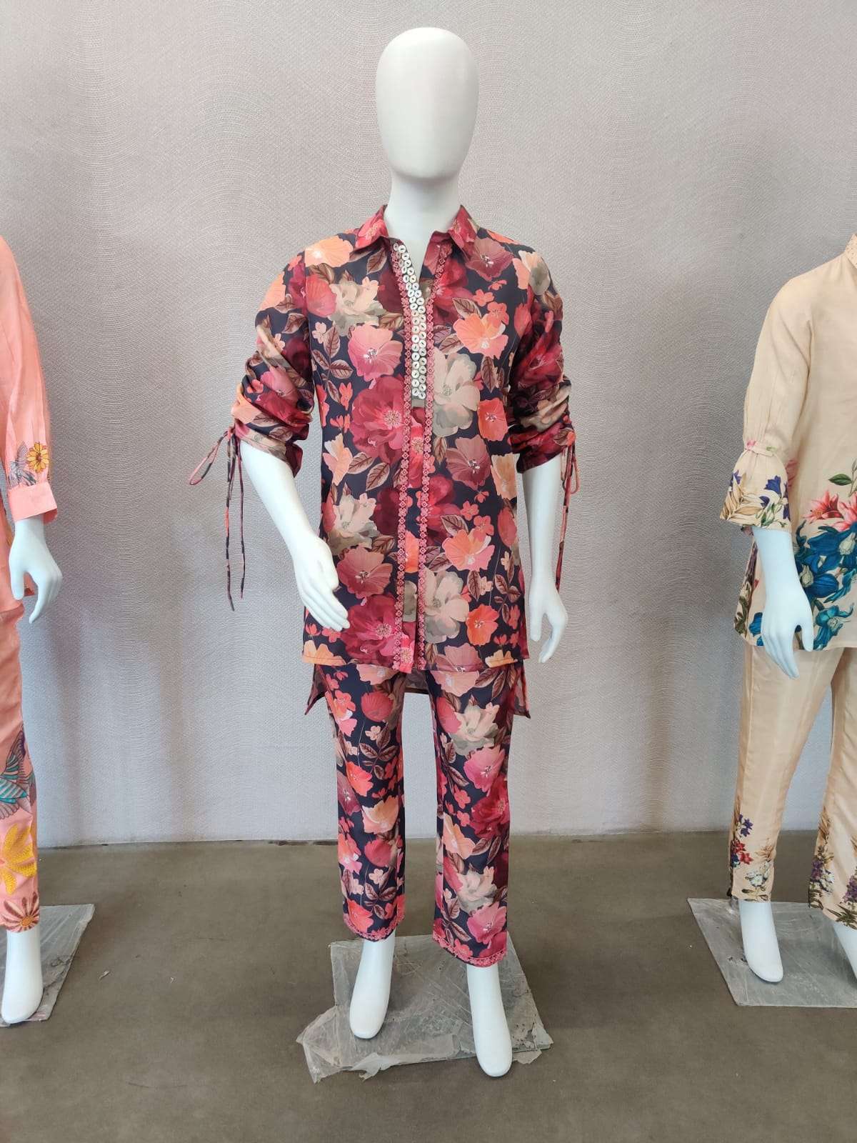 psyna 2277 linen top and bottom co ord set