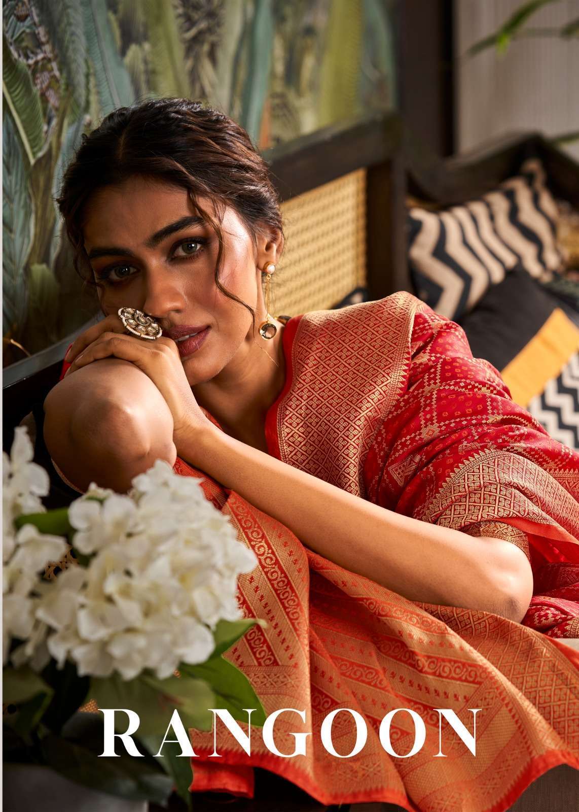 rajpath rangoon series 169001-169006 Soft Handloom Patola Weaving sarees