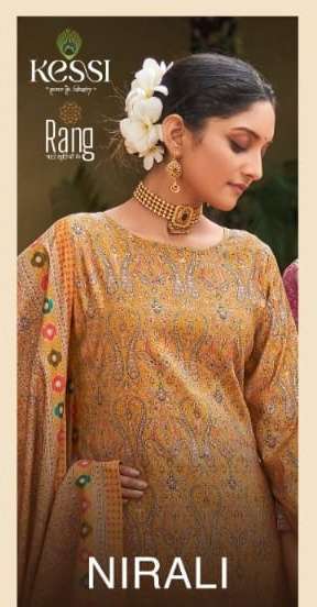 rang nirali series 3831-3834 muslin foil print suit 