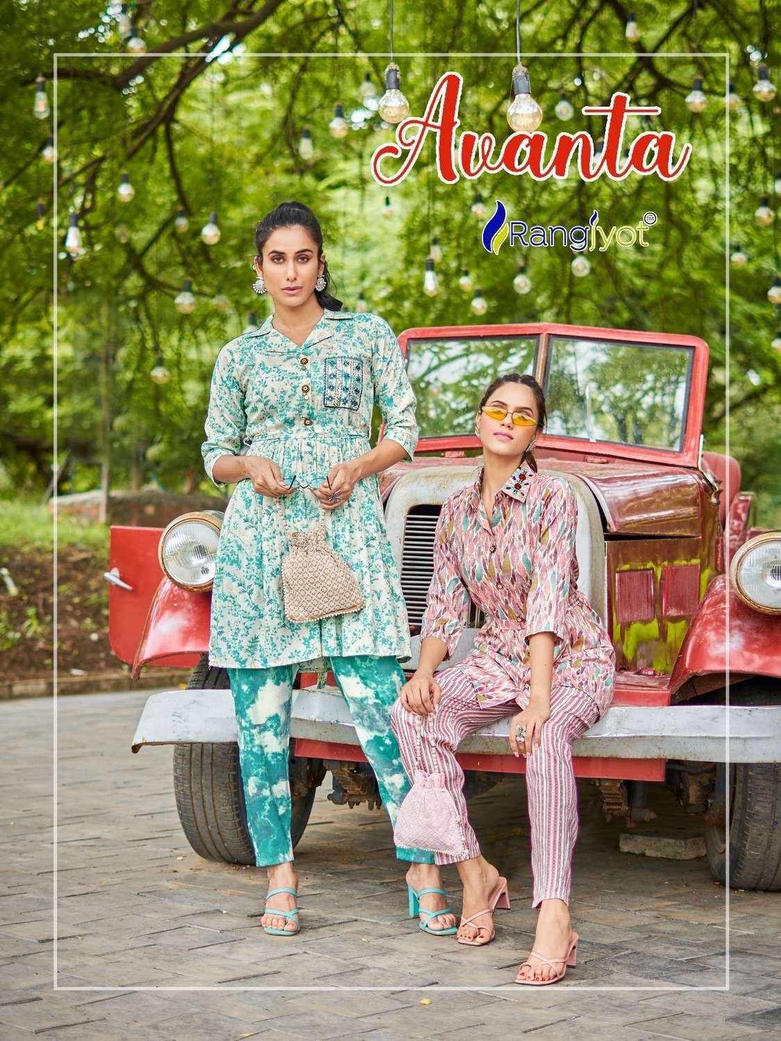 rangjyot avanta series 1001-1005 Premium Capsule co-ord sets