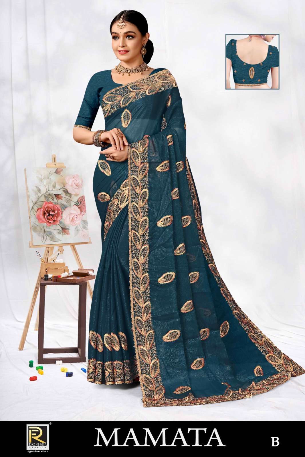 ranjna saree mamta fancy fabrics saree