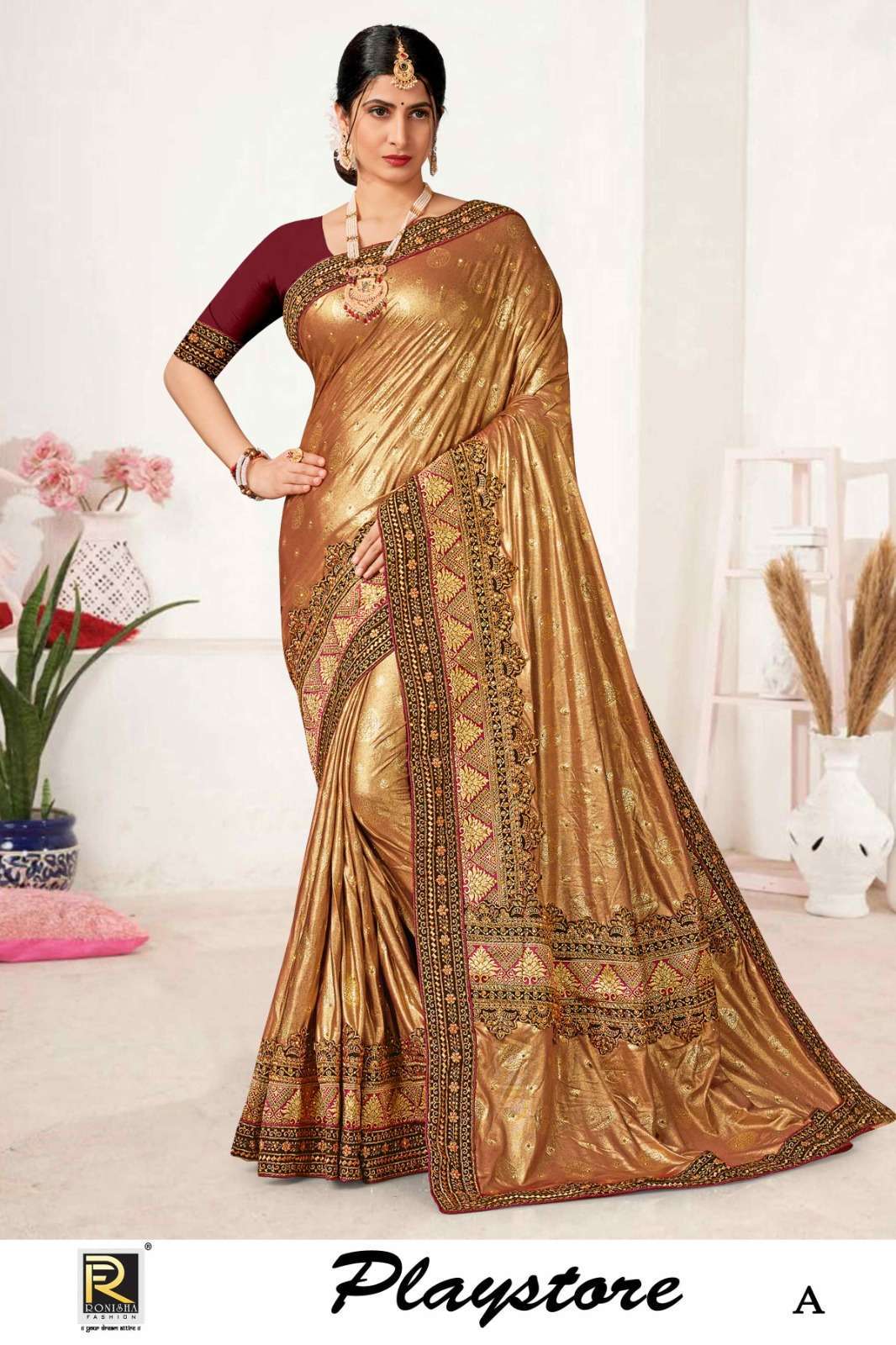 ranjna saree playstore fancy fabrics saree