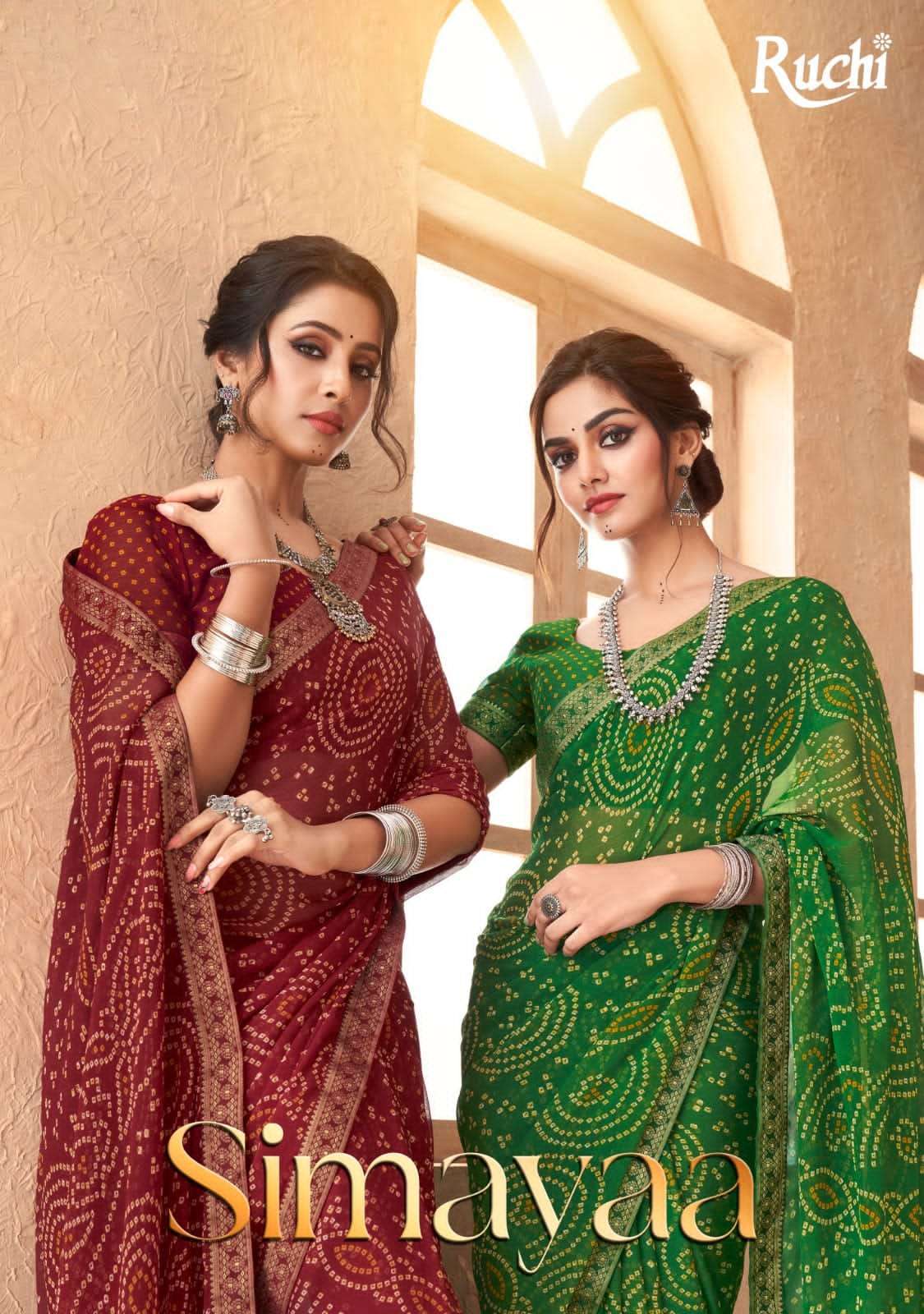 ruchi simayaa vol 18 series 25801-25803 Chiffon saree