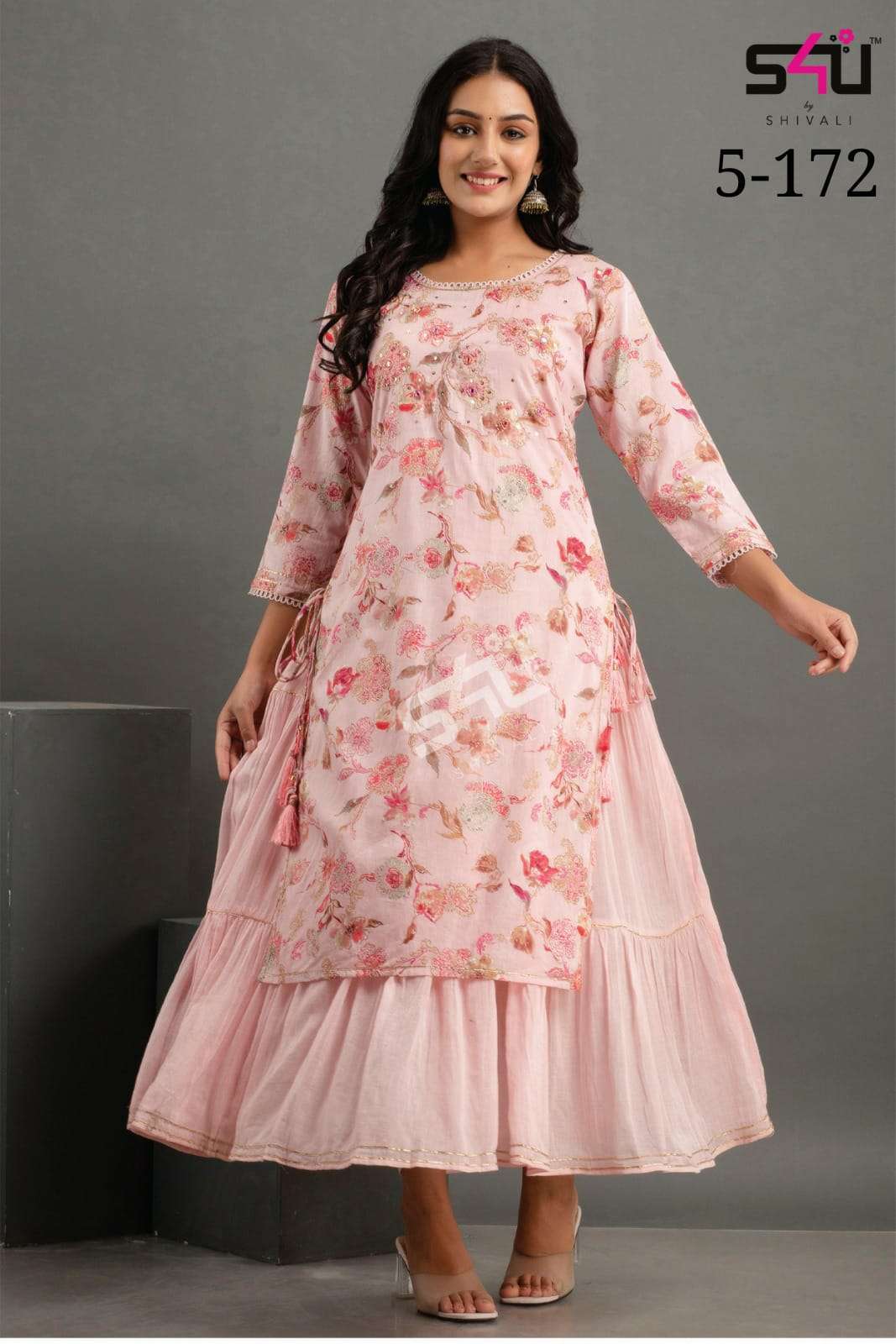 s4u pr 5-172 fancy printed kurti