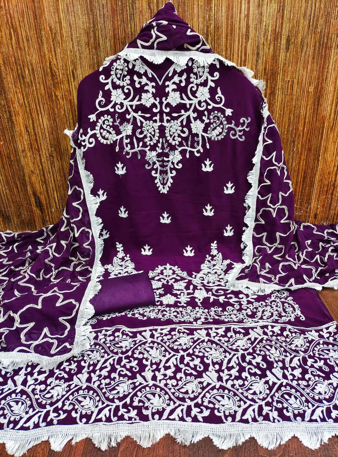 saachi designer faux georgette suit 