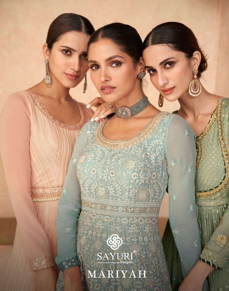 sayuri mariyah series 5236-5238 real georgette suit