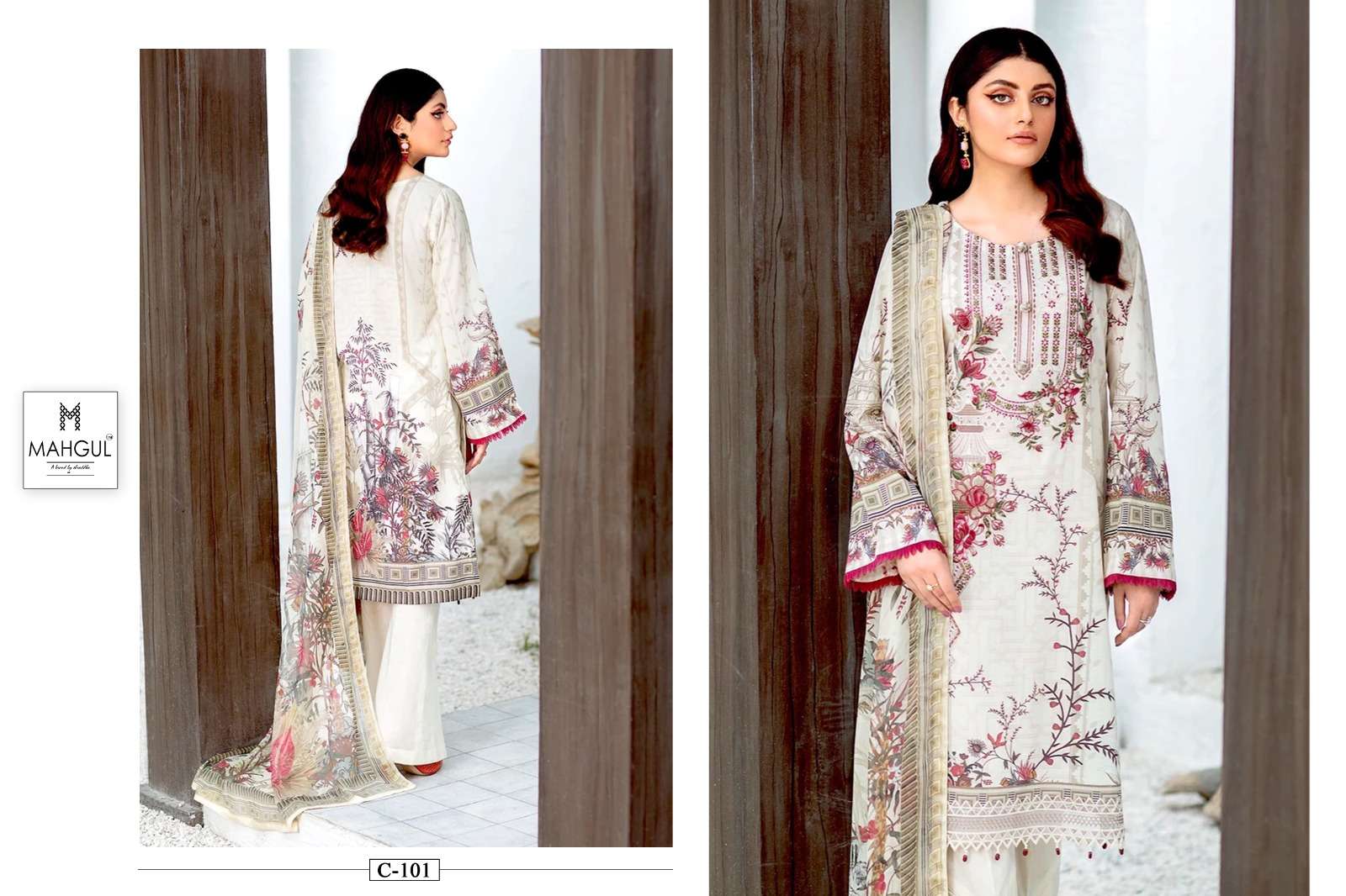shraddha nx chevron vol 1 designer lawn cotton suit 